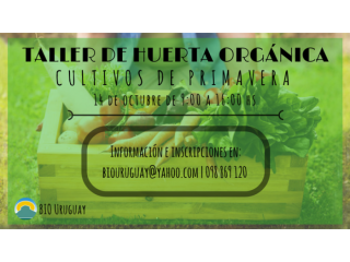Taller sobre los cultivos de primavera: su plantación y manejo